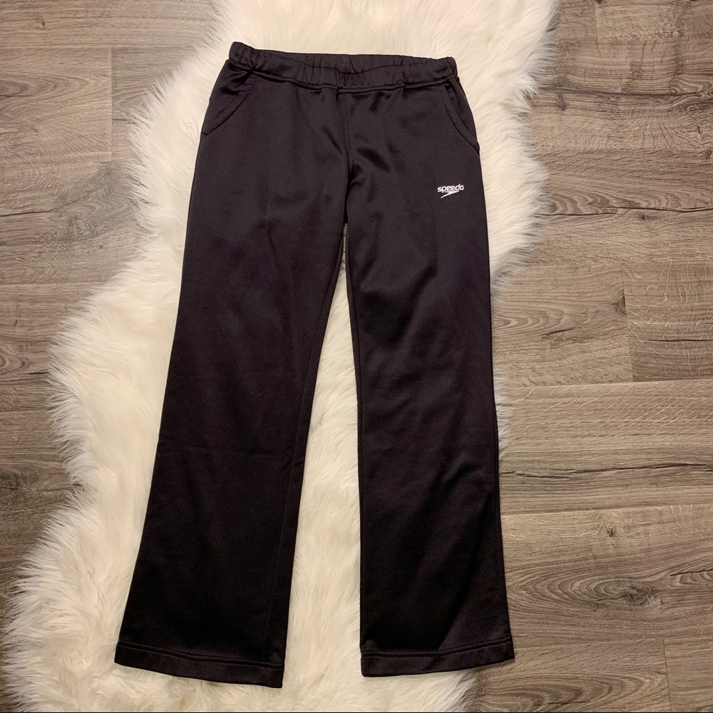 Speedo Fleece Zipper Pocket Sweatpants Black XS